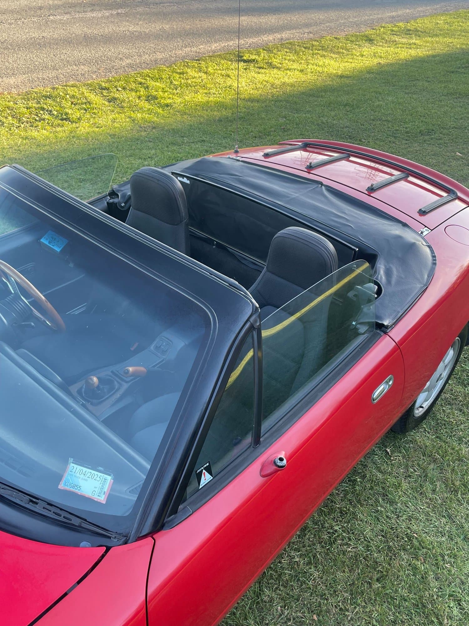 Front three-quarter, top down